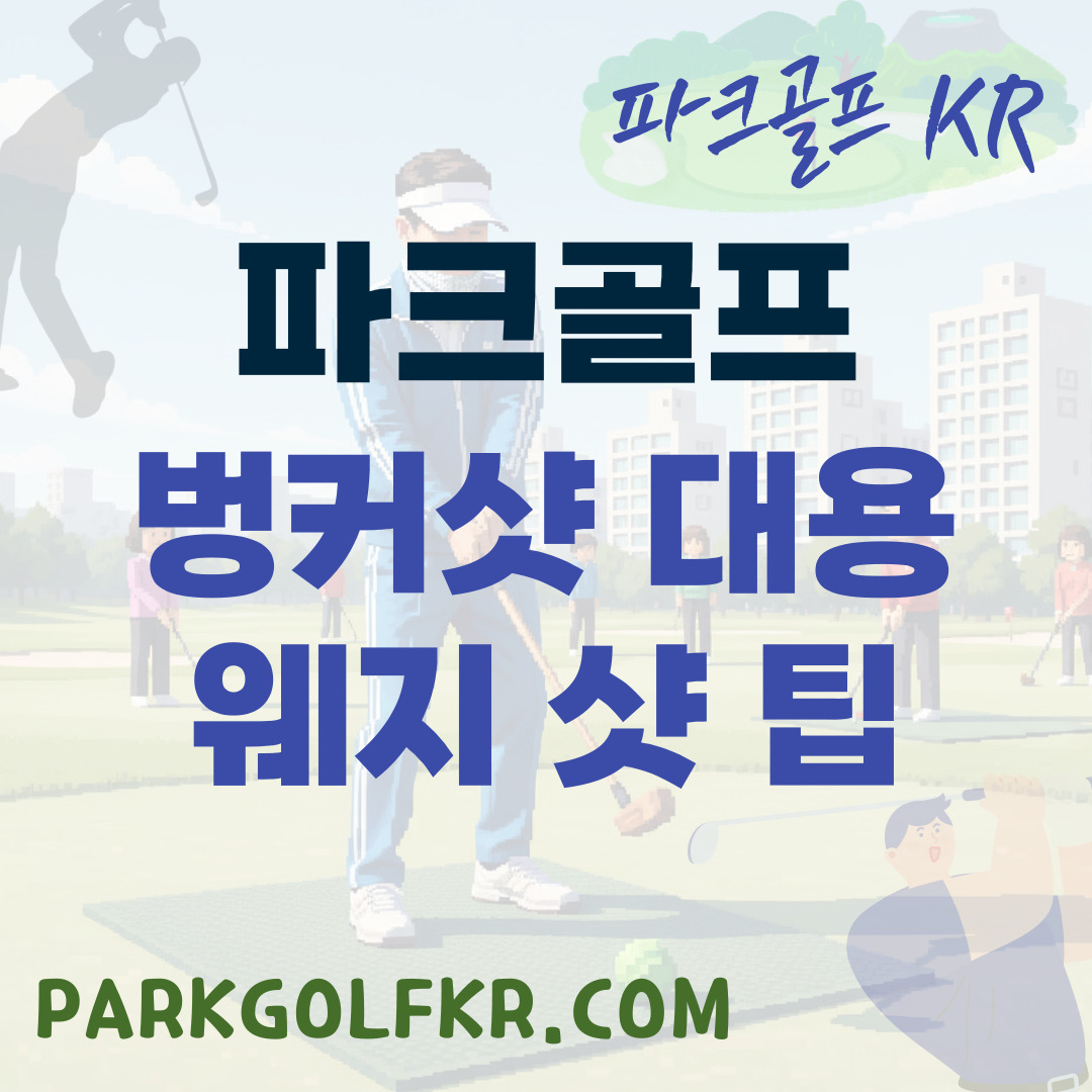 파크골프 벙커 탈출: 웨지 효과를 내는 오픈 페이스 샷 팁