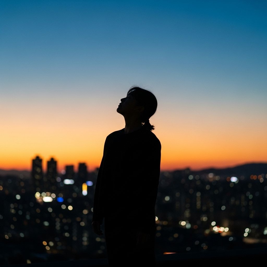 심야 약국1&amp;#44; 저녁 여성 실루엣