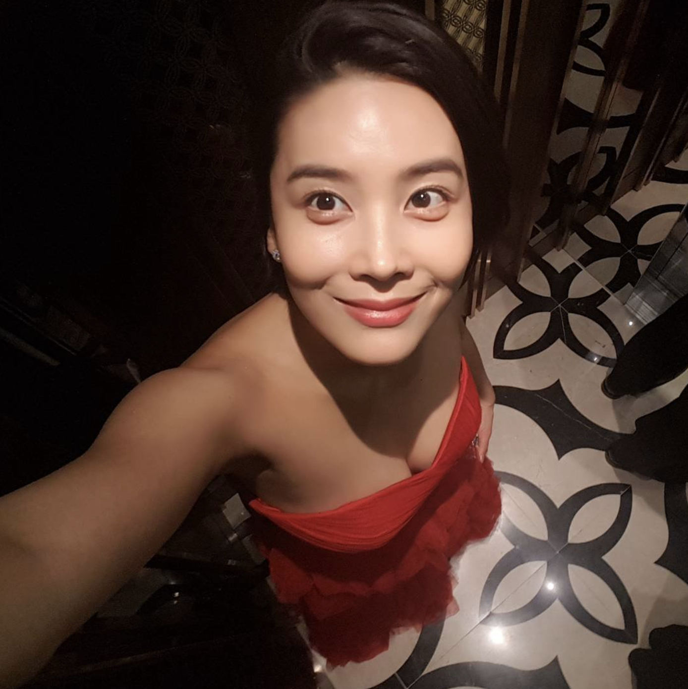 김효선 셀카 볼륨감