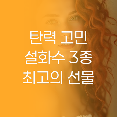 피부 탄력 고민 끝! 설화수 탄력 3..