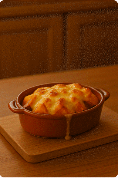 고구마치즈구이 오븐요리 티타임 술안주1