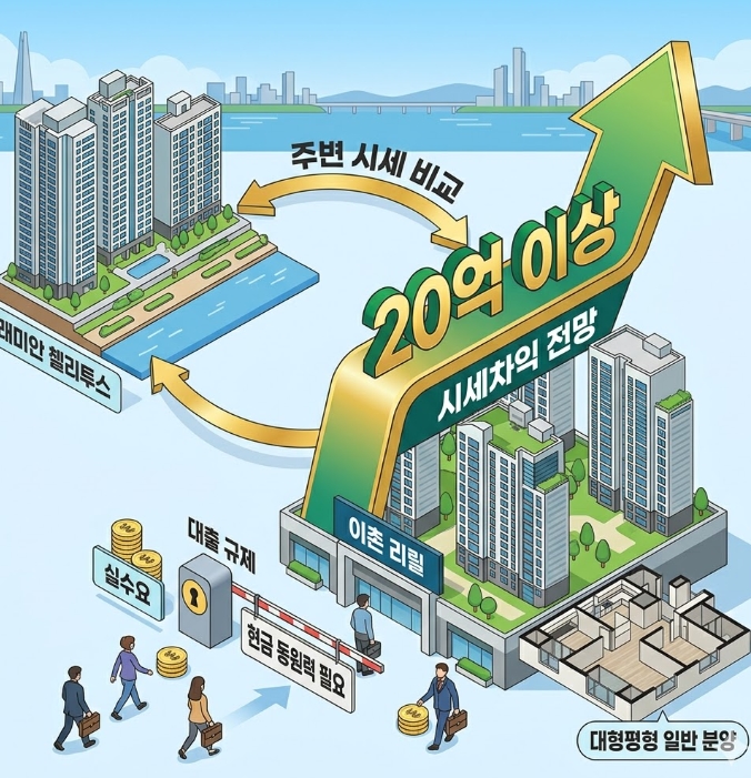 이촌 르엘 분양가 청약 일정 조건 신청방법