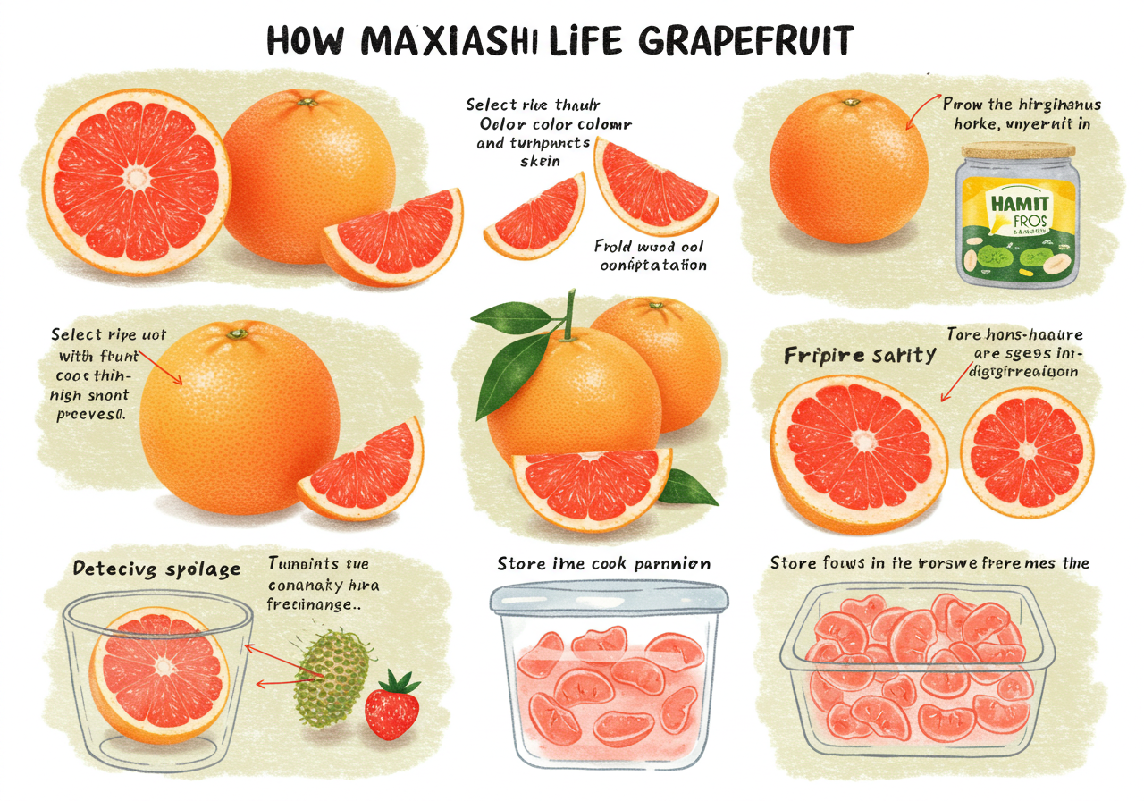 자몽, 싱그럽게 오래오래! 신선하게 보관하는 똑똑한 비법 공개