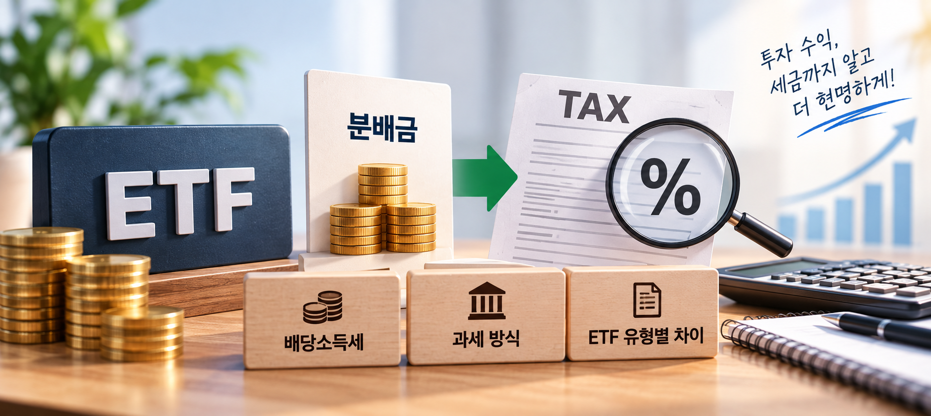 ETF 분배금 배당소득세와 과세 방식 설명 이미지