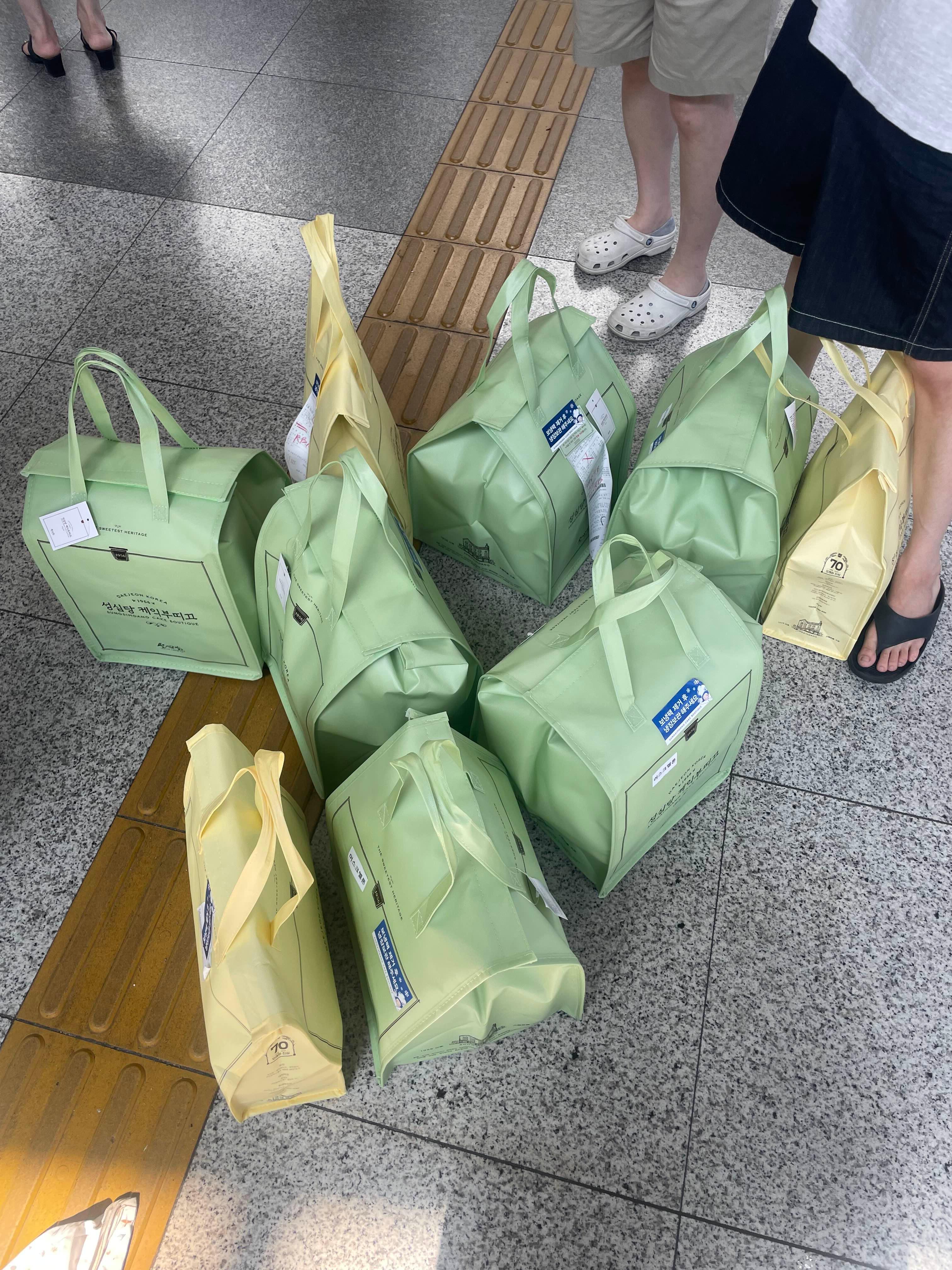 대전 성심당 냉장 보관함 이용법, 망고시루와 순수롤