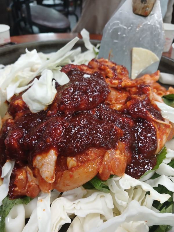 학곡리 닭갈비 대령