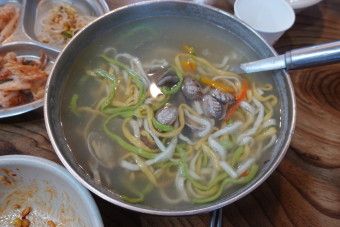 바지락칼국수