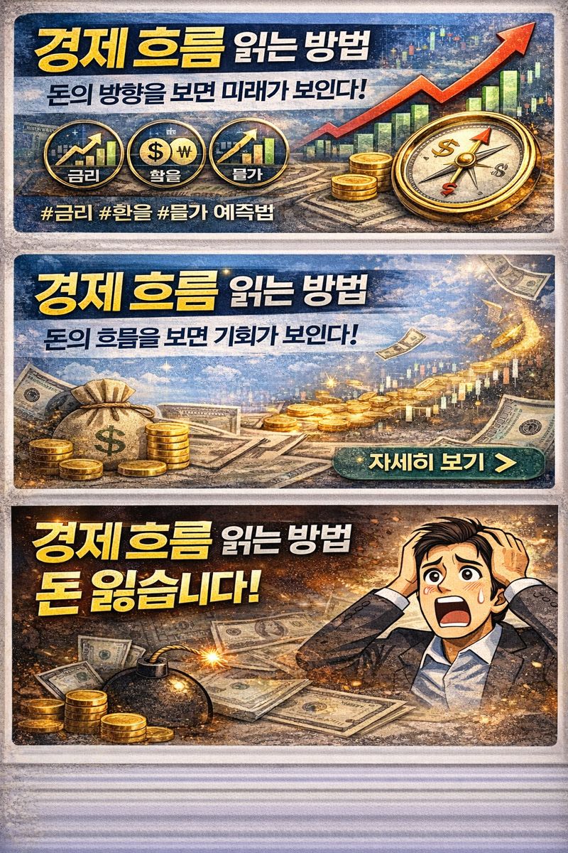 경제 흐름 읽는 방법｜돈의 방향을 보면 미래가 보인다