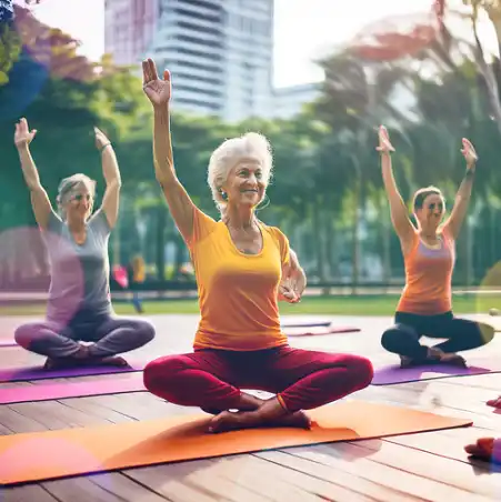 중년 건강을 위한 운동과 스트레칭 방법