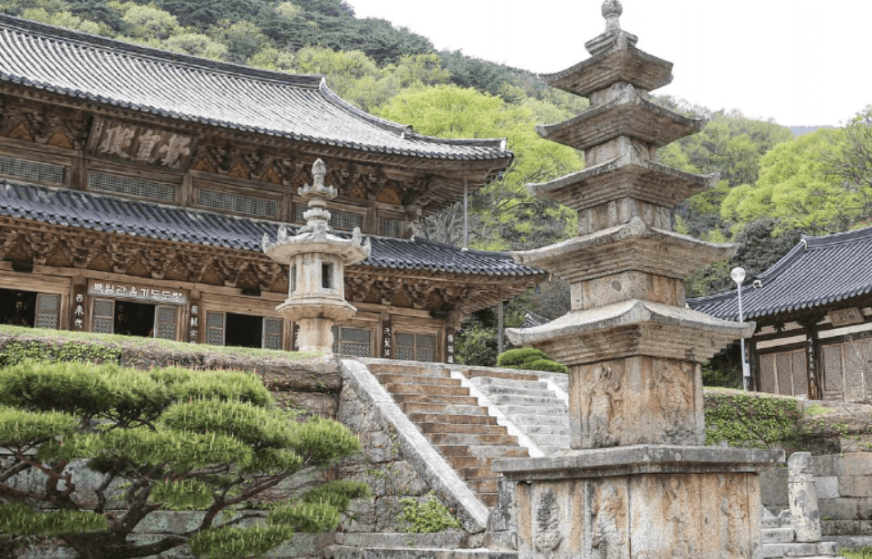 구례 화엄사 서 오층석탑