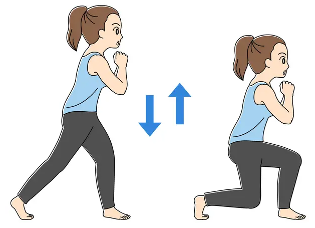 중급자용 스쿼트 방식