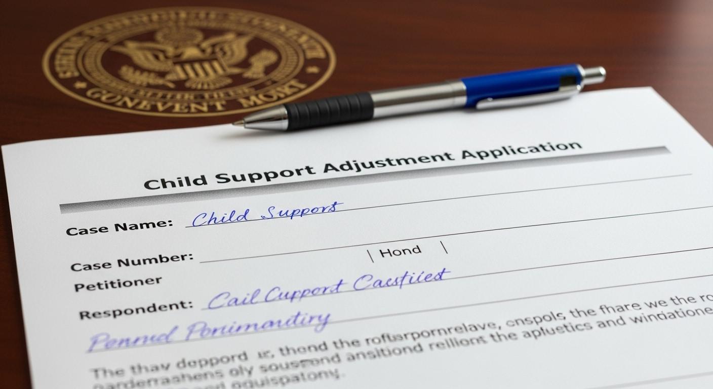 양육비 조정신청서