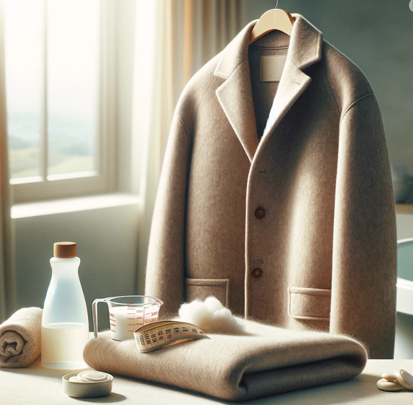 캐시미어 숏코트 세탁 가이드