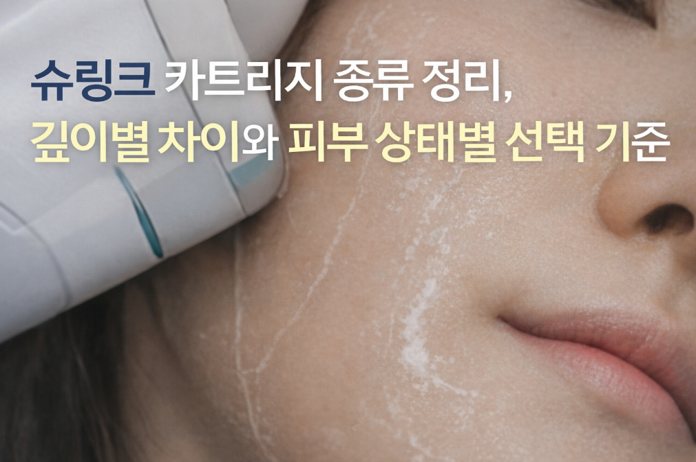 슈링크 카트리지 깊이별 차이, 내 피부엔 뭐가 맞을까?