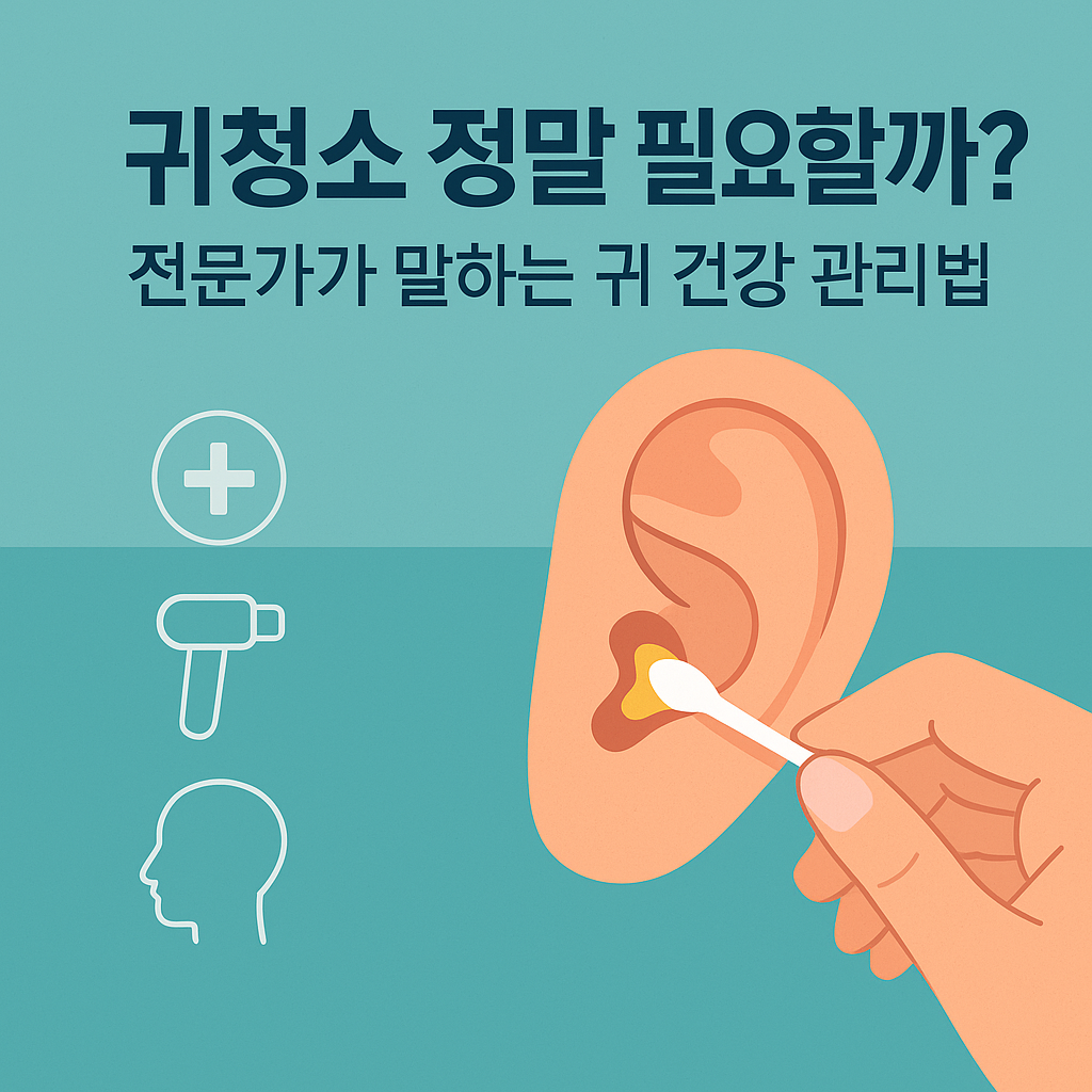 귀청소 정말 필요할까? 전문가가 말하는 귀 건강 관리법