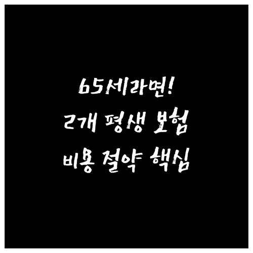 만 65세 이상 임플란트 보험 2개 ..