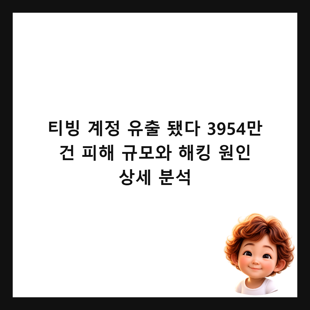 티빙 계정 유출 됐다 3954만 건 피해 규모와 해킹 원인 상세 분석 썸네일