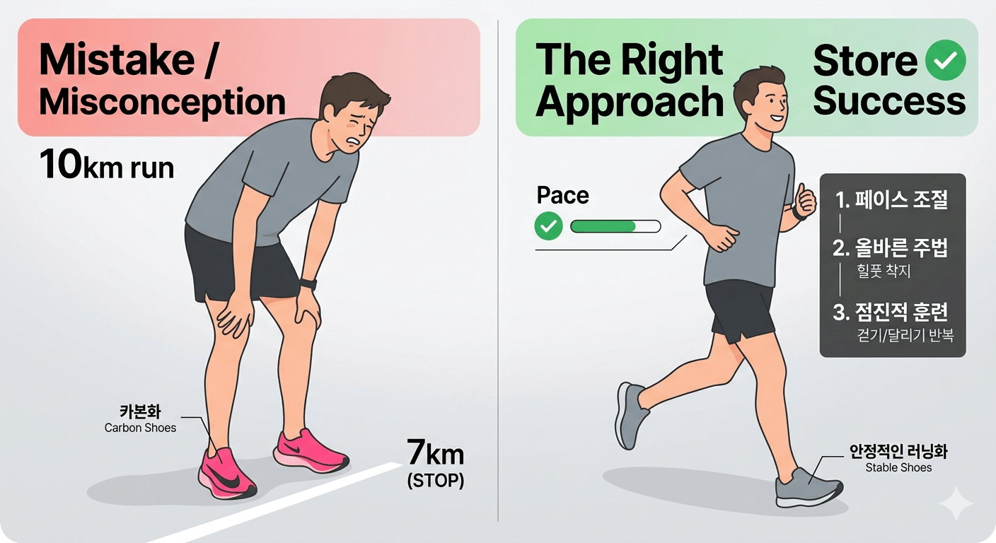 10km 기록, 카본화, 훈련법
