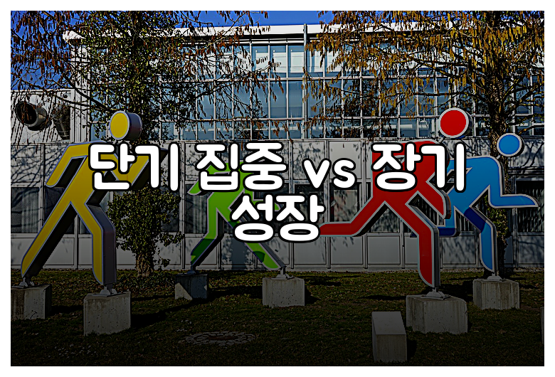 단기 집중 vs 장기 성장