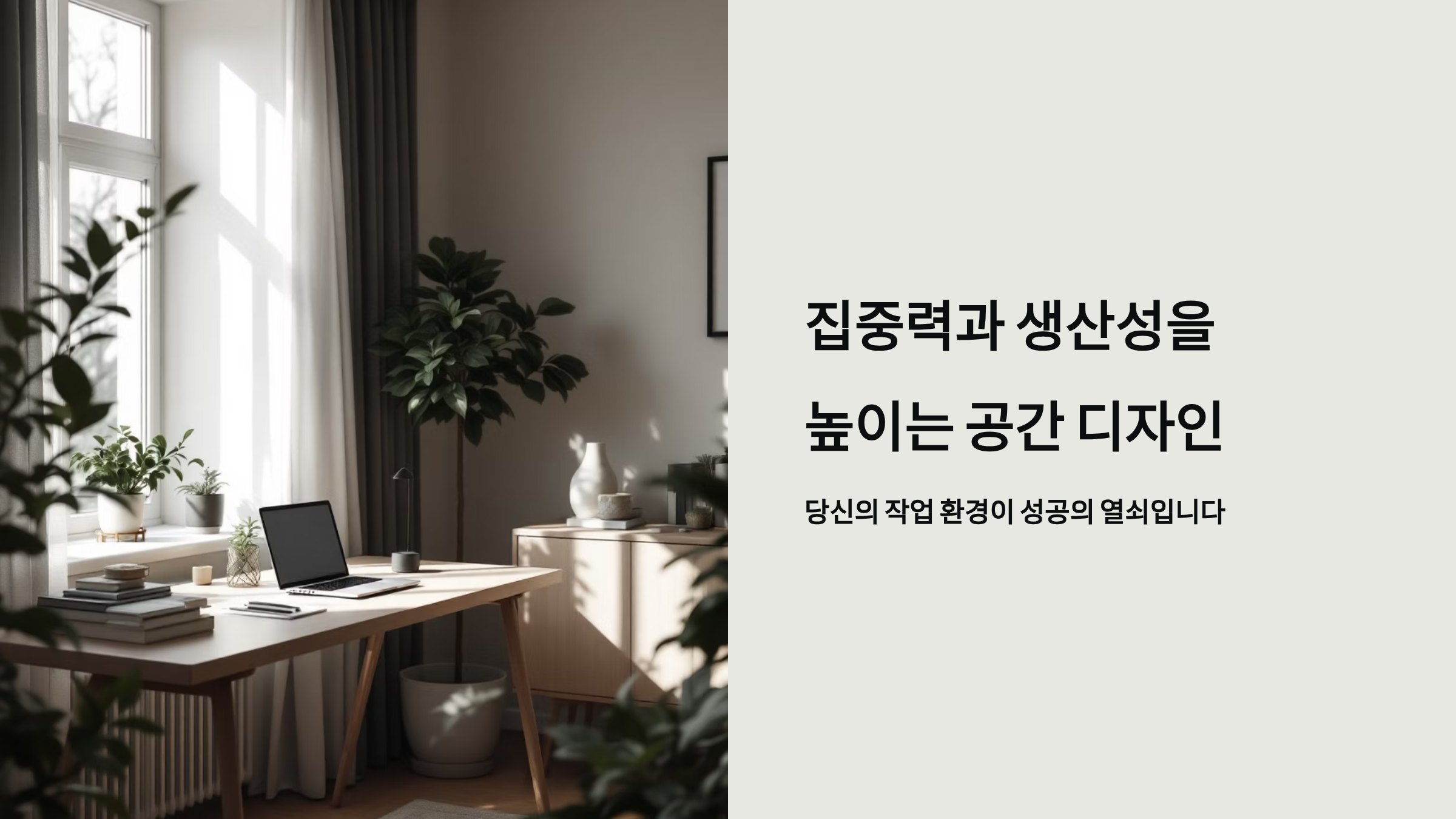 집중력 2배 높이는 방 꾸미기 전략