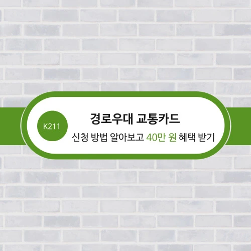 경로우대 교통카드