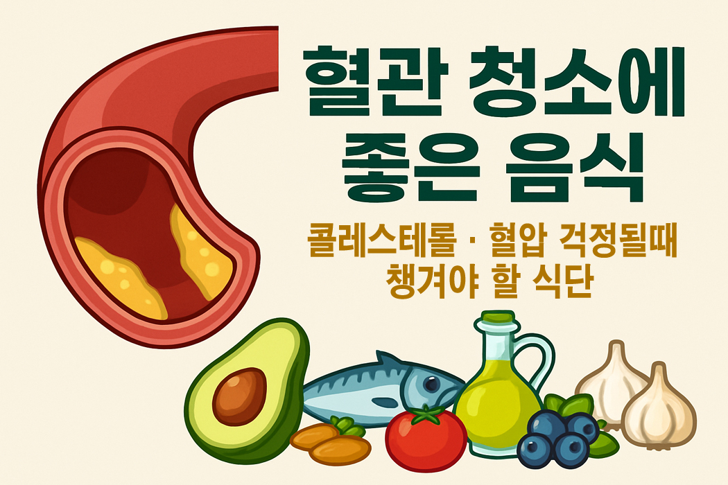 혈관 청소에 좋은 음식 7가지