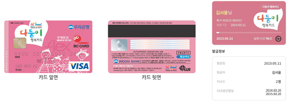 2024 한강 공원 수영장 물놀이장 다둥이 행복카드 할인 적용 안내