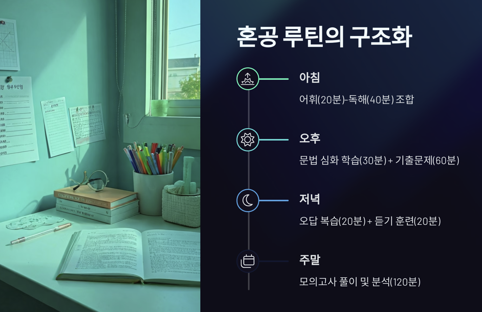 혼공 루틴 구조화