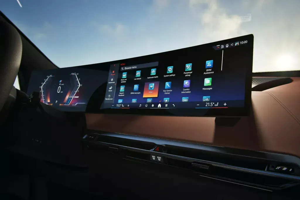 BMW IX 차량 내부, 외부 이미지