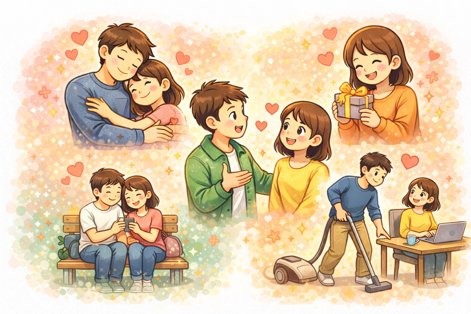 사랑의 언어 심리테스트! 연애할 때 당신이 가장 원하는 사랑 방식은