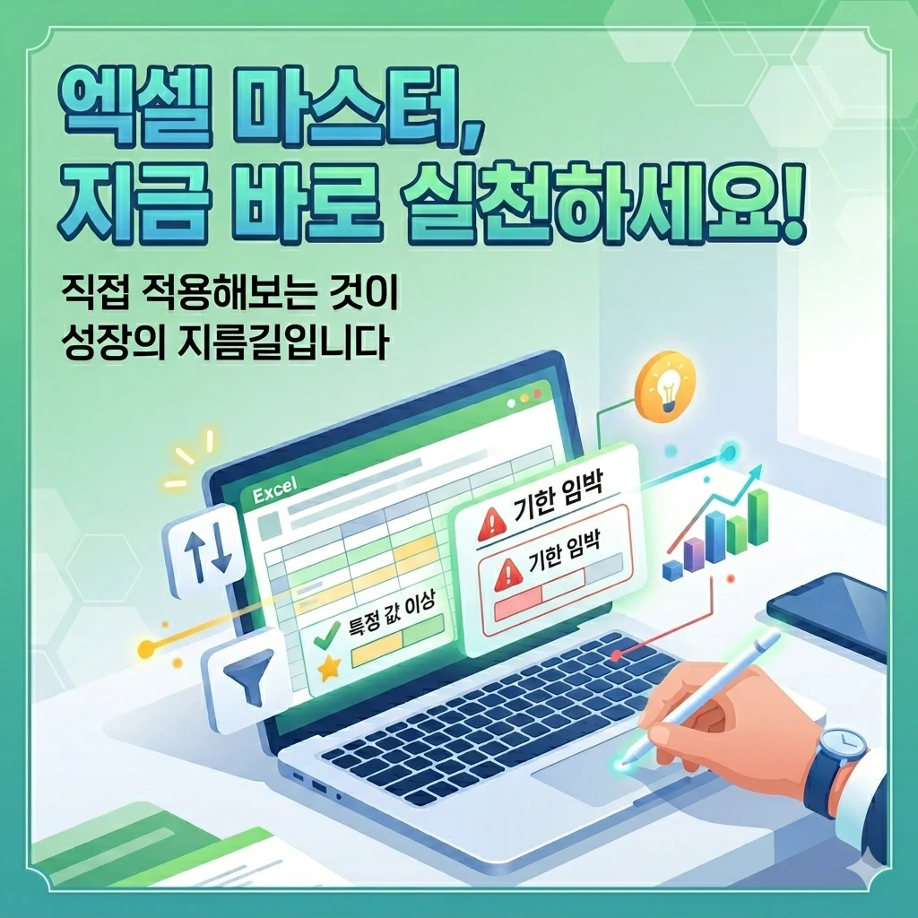 엑셀 마스터 지금 실천