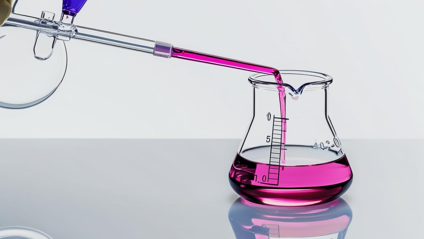 중화적정 실험 모습