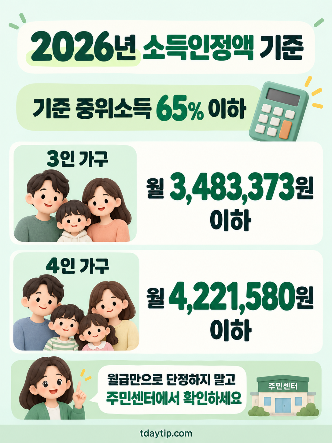 2026소득인정액기준