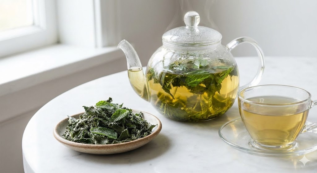 코점막을 시원하게 하여 알레르기 비염 완화에 좋은 네틀, 페퍼민트 블랜딩