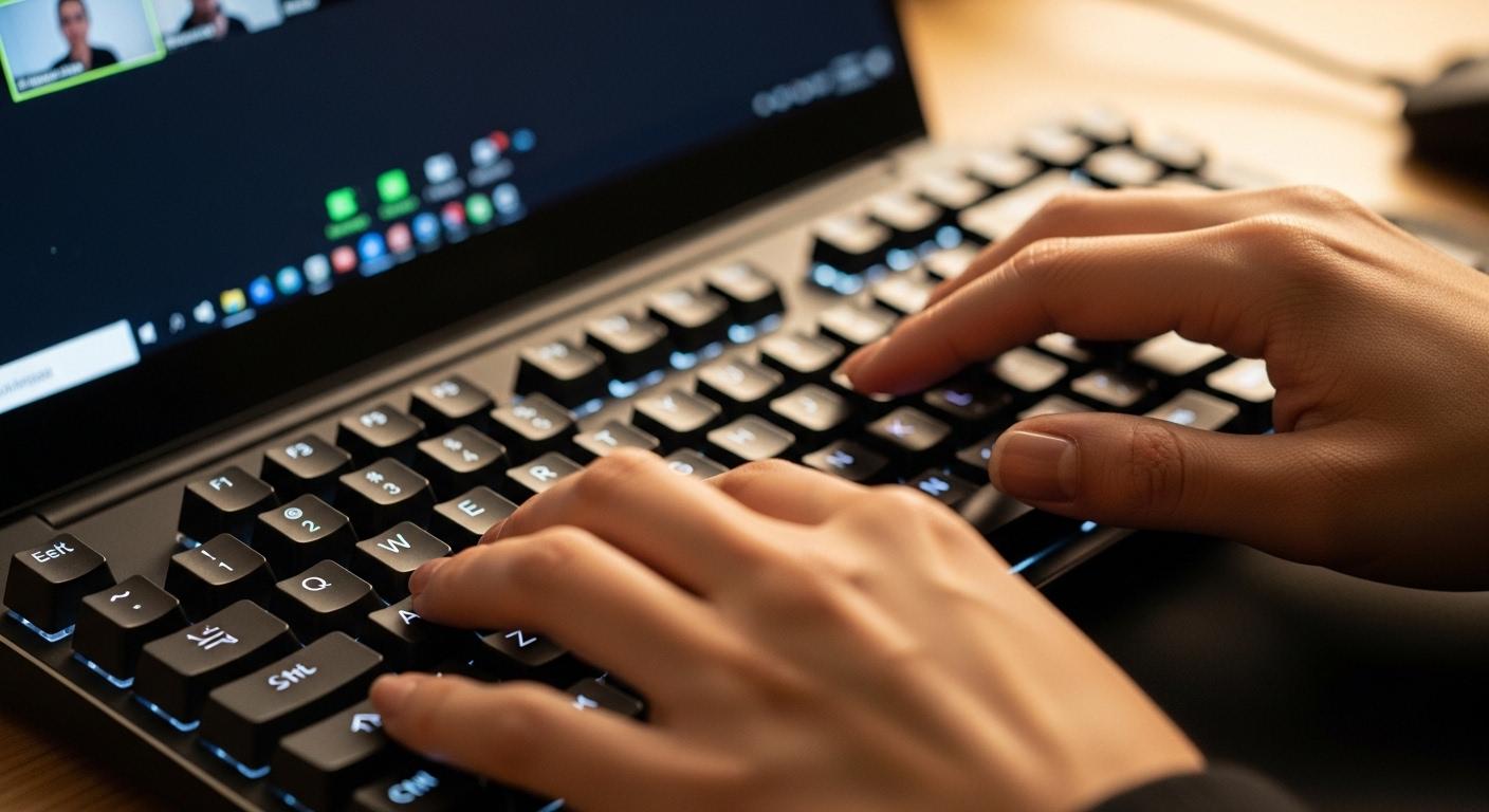 회의 품질 키보드 내돈내산 후기