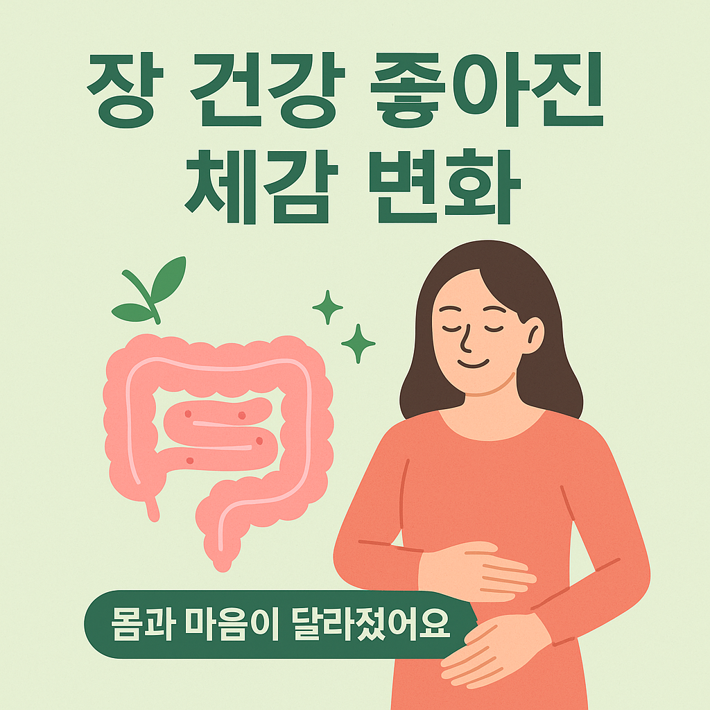 장 건강 좋아진 체감 변화