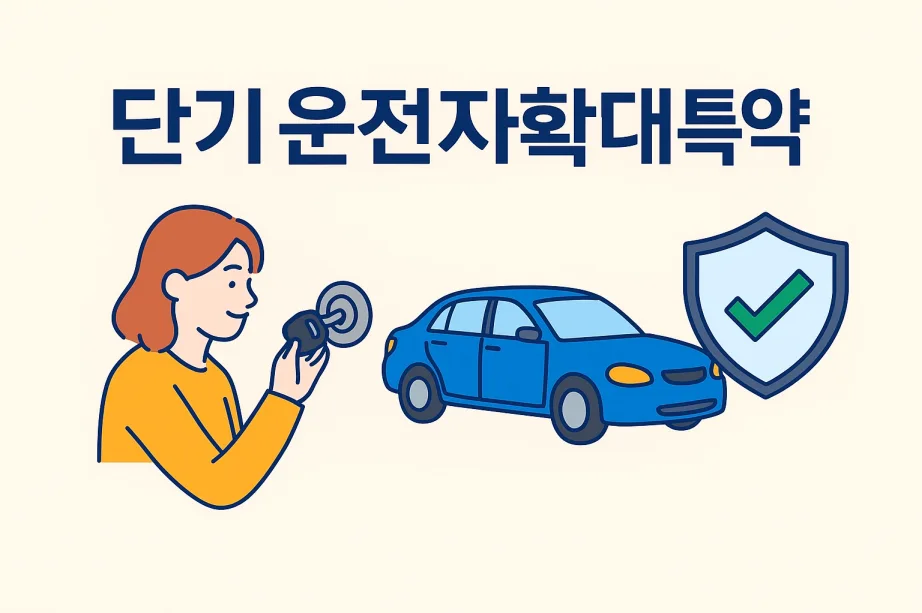 단기운전자 보험 비교