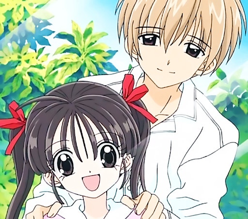 루나와 에이치의 추억 장면