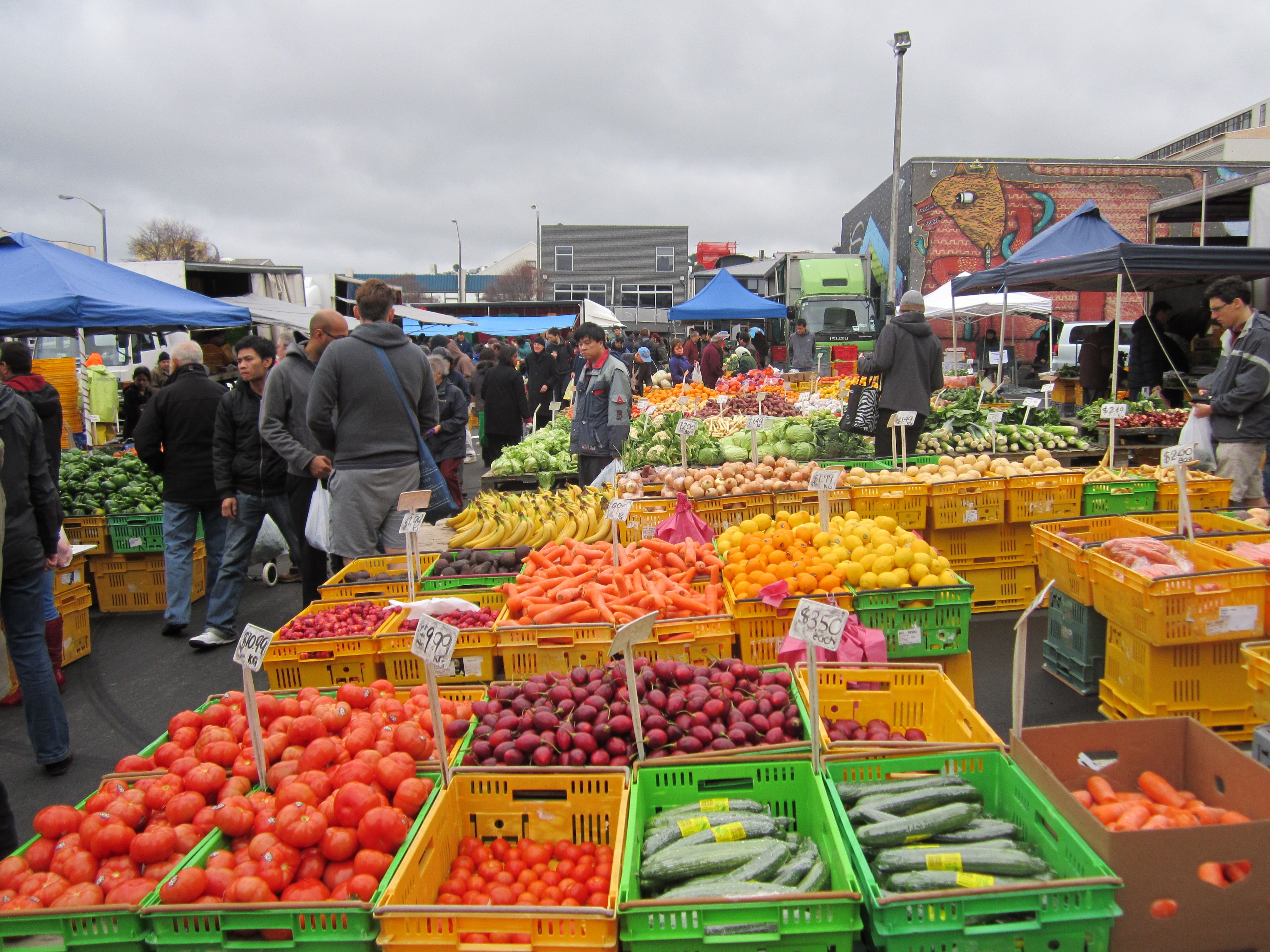wellington sunday market 사진