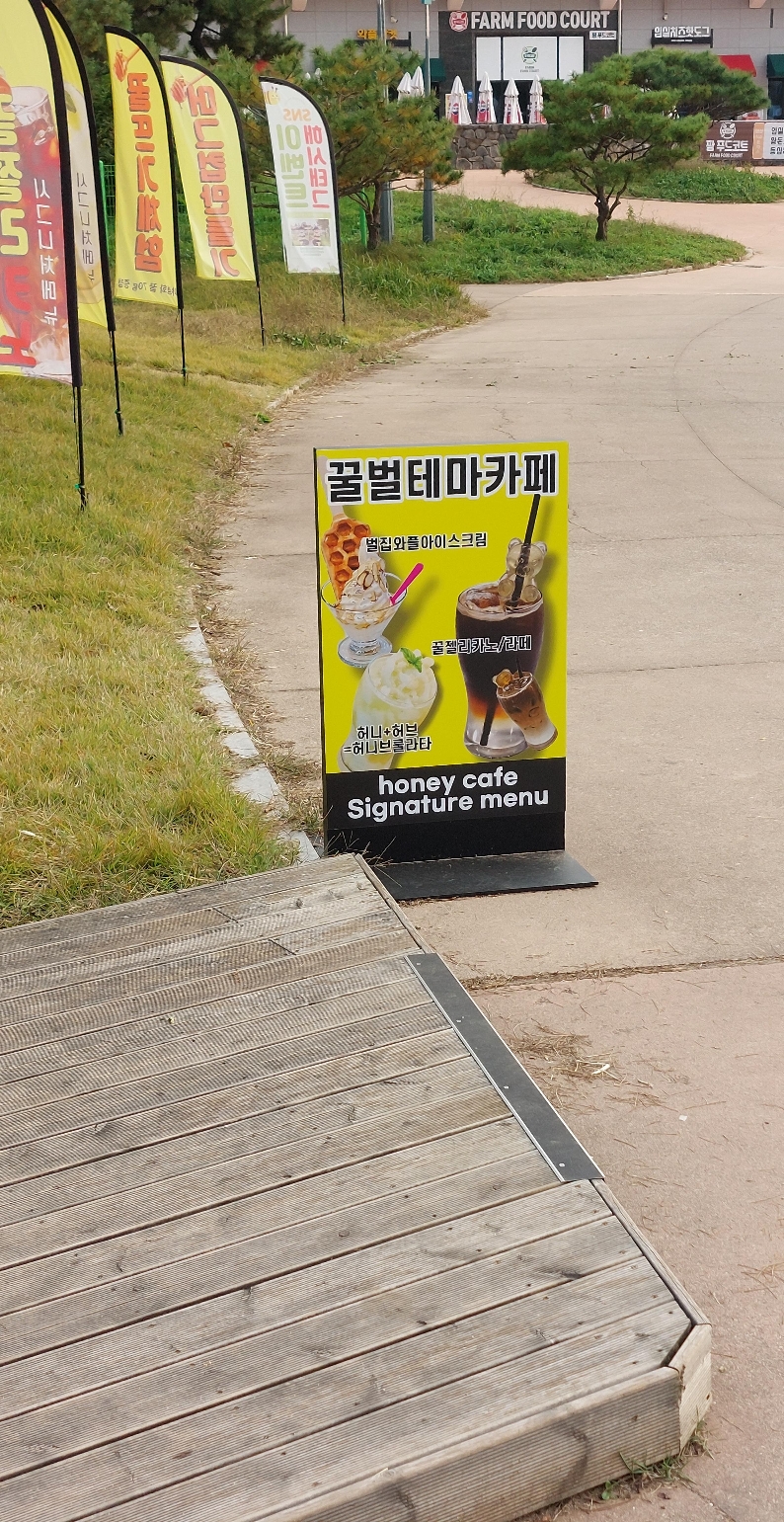 안성팜랜드 허니카페 주요메뉴