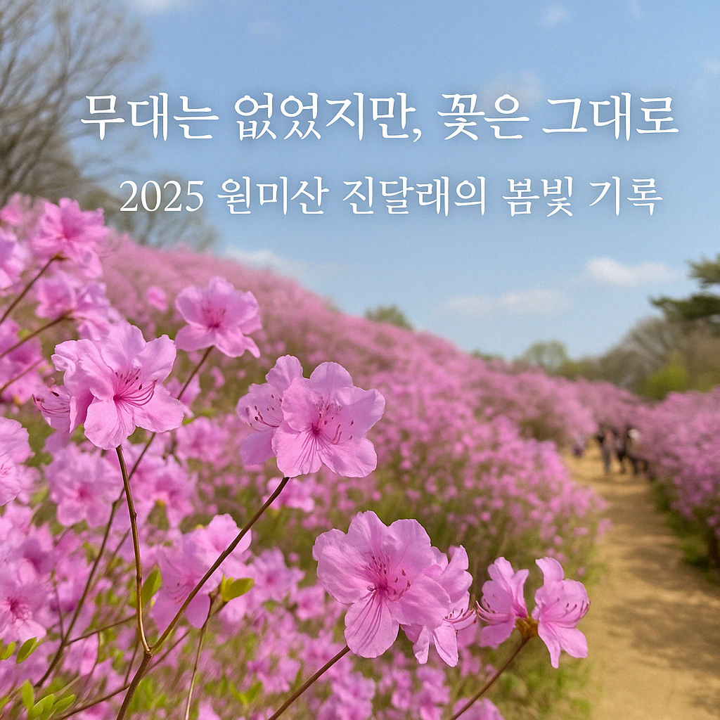 [3,4월 축제]원미산 진달래축제❘진달래 동산 3월, 4월 방문 후기