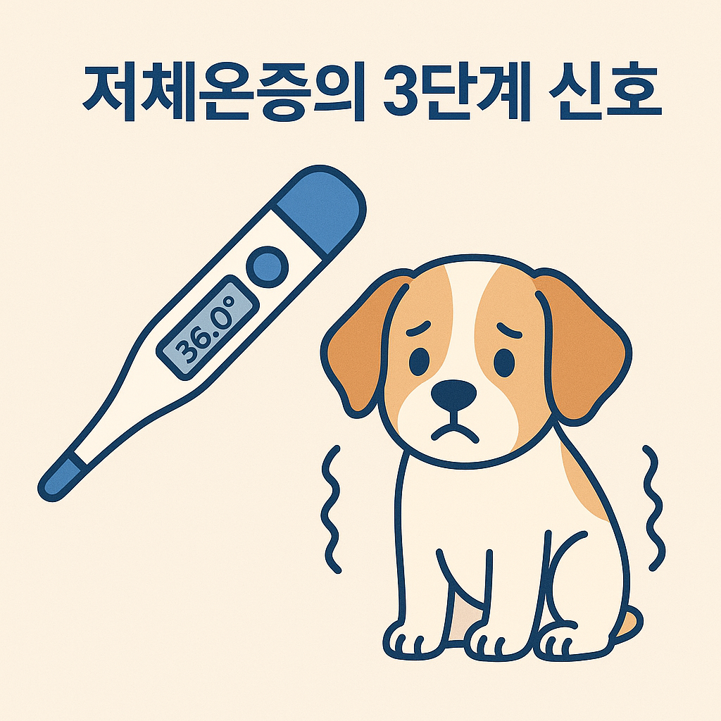 저체온증의 3단계 경고 신호 이미지