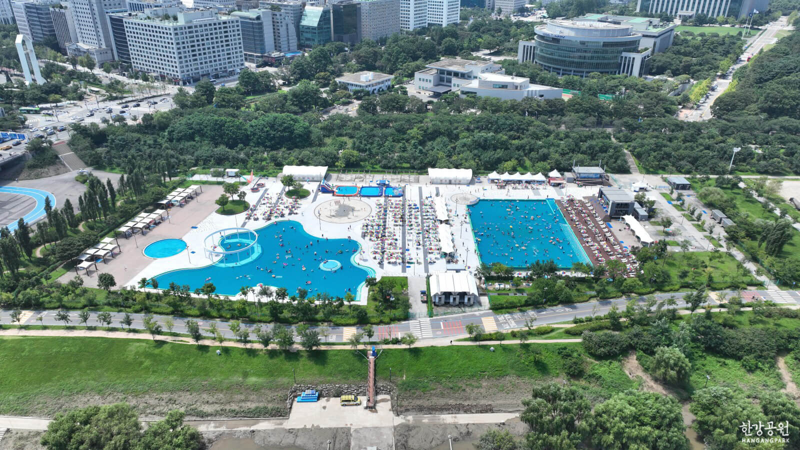 여의도 한강 수영장 사진