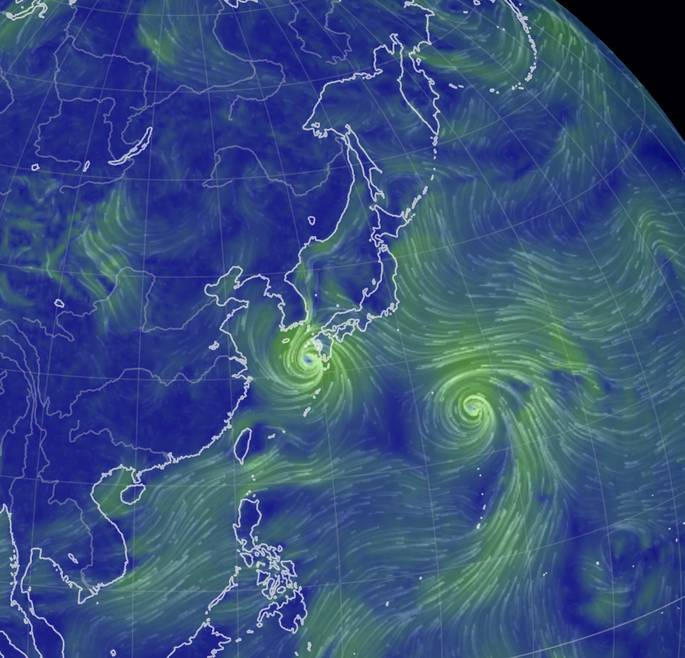 태풍 카눈 경로