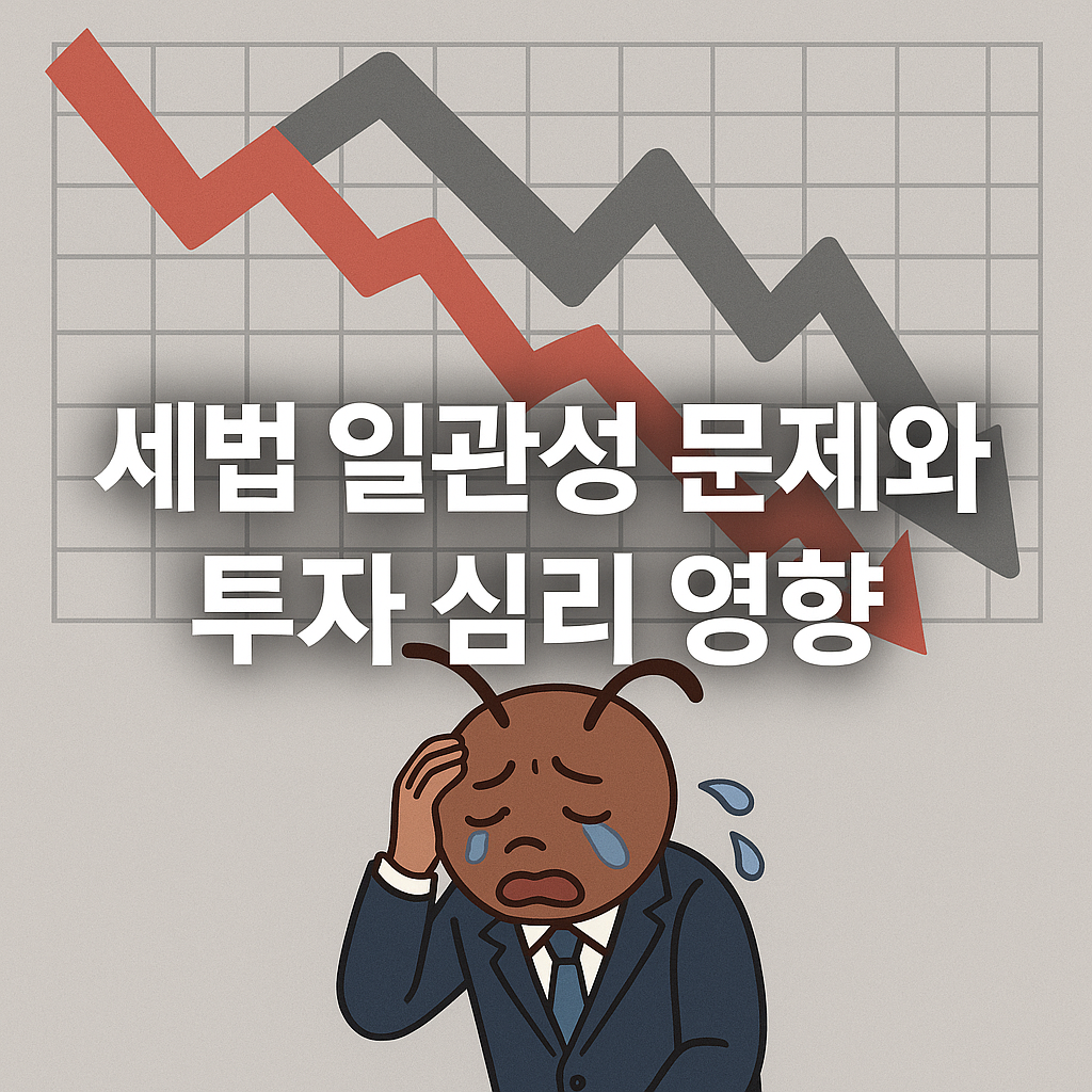세법 일관성 문제와 투자 심리 영향