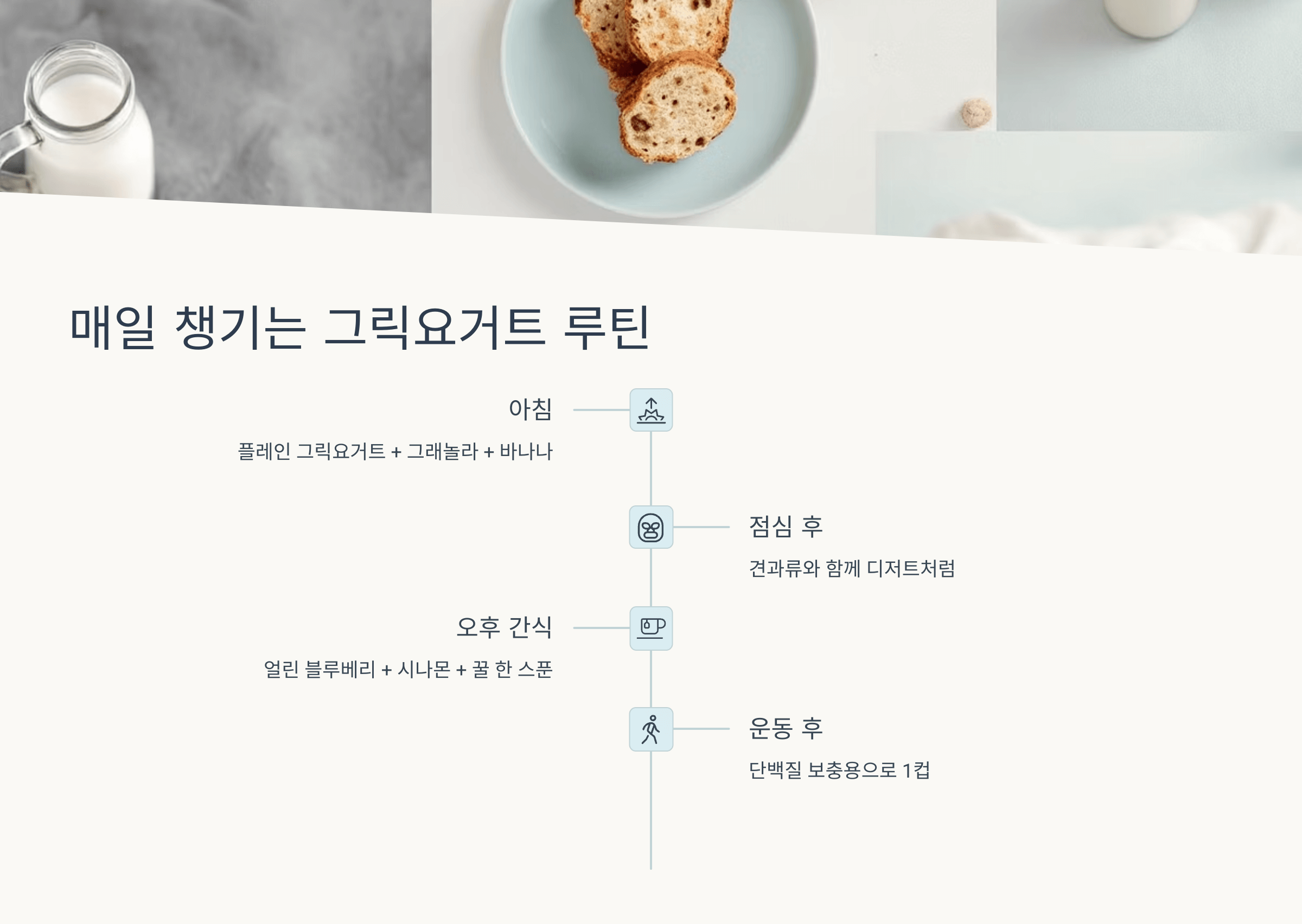 그릭요거트 사진입니다.