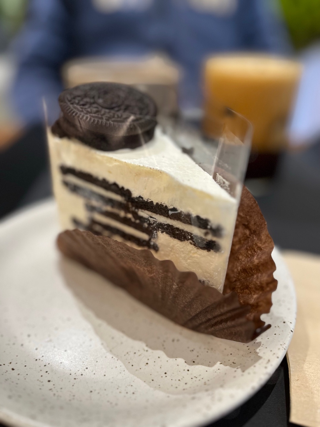 오레오 케이크 직샷