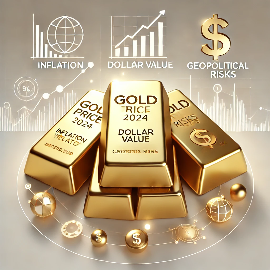 2024년 금 시세 변동 요인 분석 인플레이션율, 달러가치, 지정학적 요인