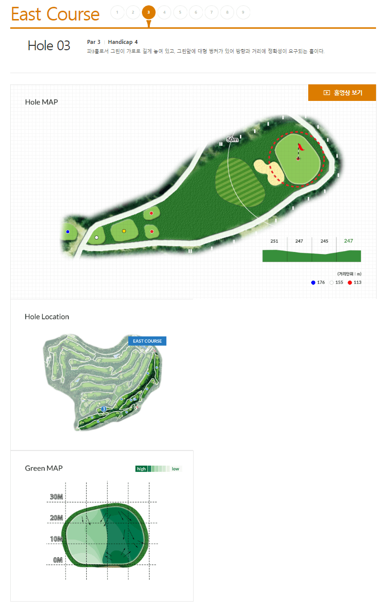 블루원 용인 CC 공략도 03