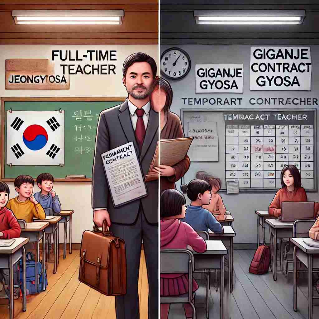 정교사와 기간제 교사의 숨겨진 차이- 교사의 현실
